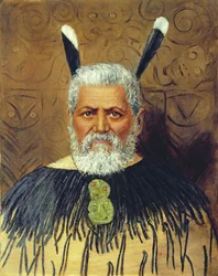 Porträt eines Maori, ca. 1890